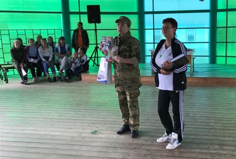 Офицеры Управления Северо-Кавказского округа Росгвардии провели игру «Зарница» в детском лагере «Дамхурц» (фото, видео)