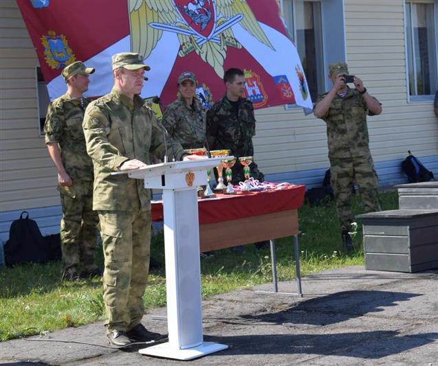 В Ленинградской области прошел чемпионат Северо-Западного округа Росгвардии  по служебному биатлону 