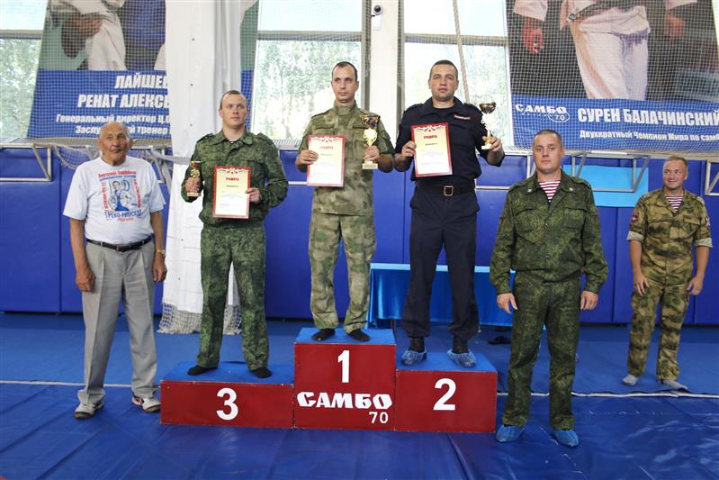 В Центральном округе Росгвардии состоялся чемпионат по самбо