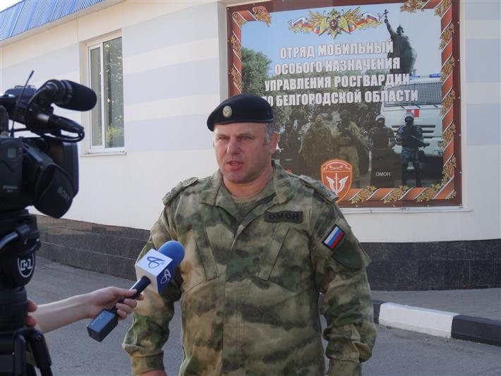 Тульский СОБР и белгородский ОМОН вернулись из служебной командировки (фото, видео)