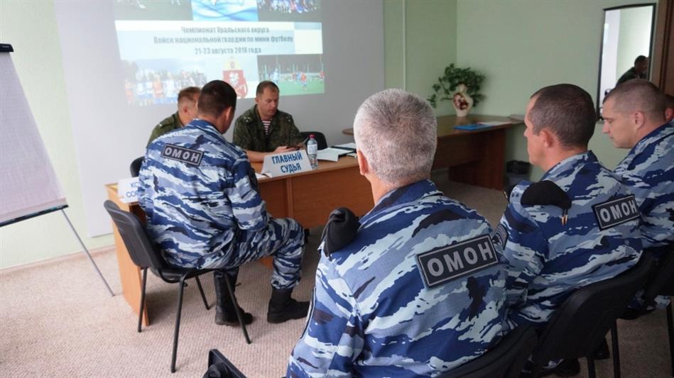 Завершился чемпионат Уральского округа Росгвардии по мини-футболу 