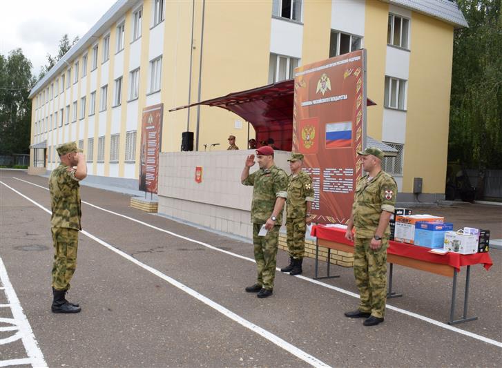 В отряде специального назначения Росгвардии (г. Казань) отметили 16-ю годовщину сформирования воинской части (фото)