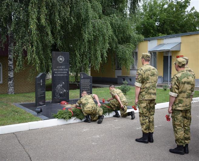 В отряде специального назначения Росгвардии (г. Казань) отметили 16-ю годовщину сформирования воинской части (фото)