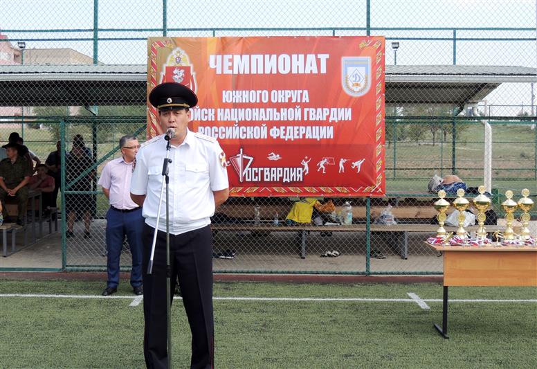 В Калмыкии определили победителя Первого чемпионата Южного округа Росгвардии по мини-футболу