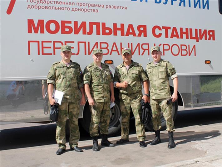 Росгвардейцы Бурятии приняли участие во Всероссийской акции «День донора»