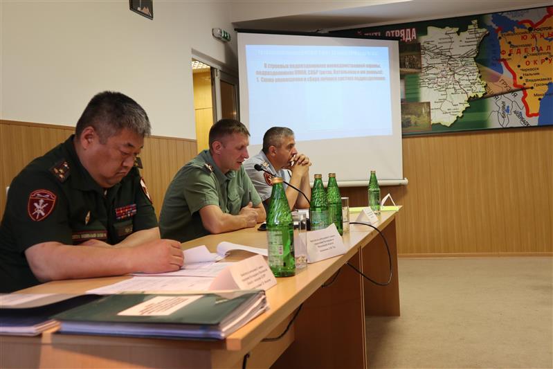 Подмосковные росгвардейцы подвели итоги оперативно-служебной деятельности в первом полугодии текущего года