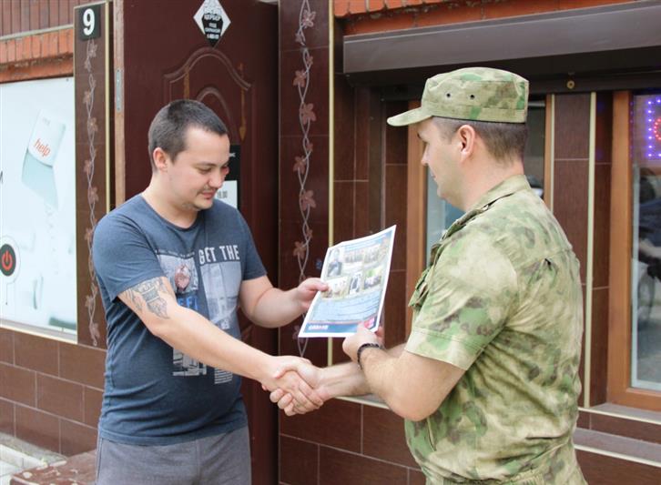 Росгвардейцы рассказали жителям Владикавказа о видном военачальнике генерале армии И.К. Яковлеве