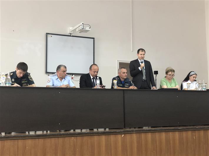 В Назрани офицер Росгвардии принял участие в межведомственном совещании 