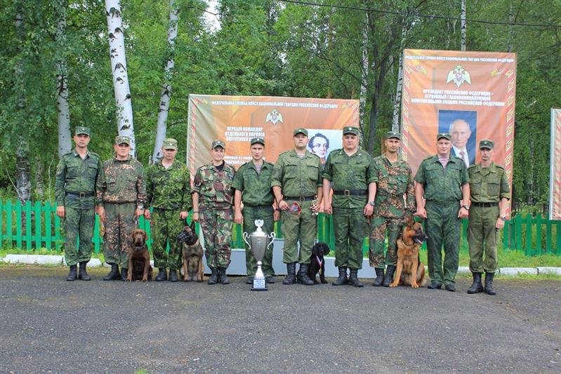 В Перми завершился чемпионат Приволжского округа Росгвардии по многоборью со служебными собаками