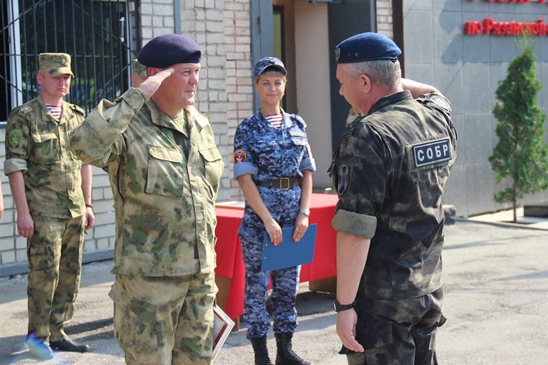 Бойцы рязанского СОБР вернулись из служебной командировки