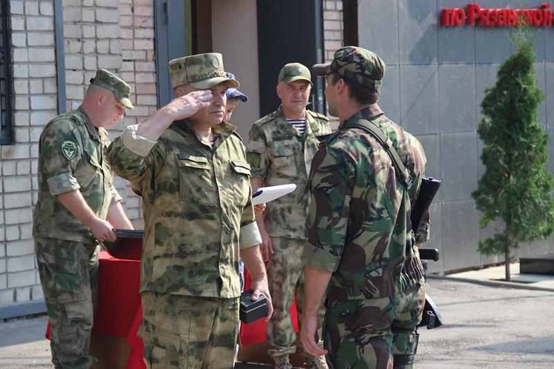 Бойцы рязанского СОБР вернулись из служебной командировки