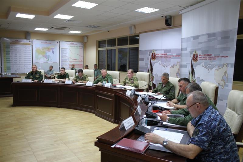 В Восточном  округе  Росгвардии прошёл военный совет