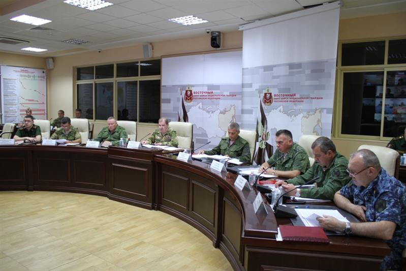 В Восточном  округе  Росгвардии прошёл военный совет