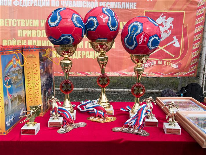В Чувашии завершился чемпионат Приволжского округа Росгвардии по мини-футболу