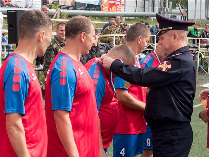 В Чувашии завершился чемпионат Приволжского округа Росгвардии по мини-футболу