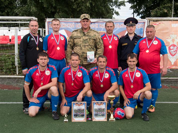 В Чувашии завершился чемпионат Приволжского округа Росгвардии по мини-футболу