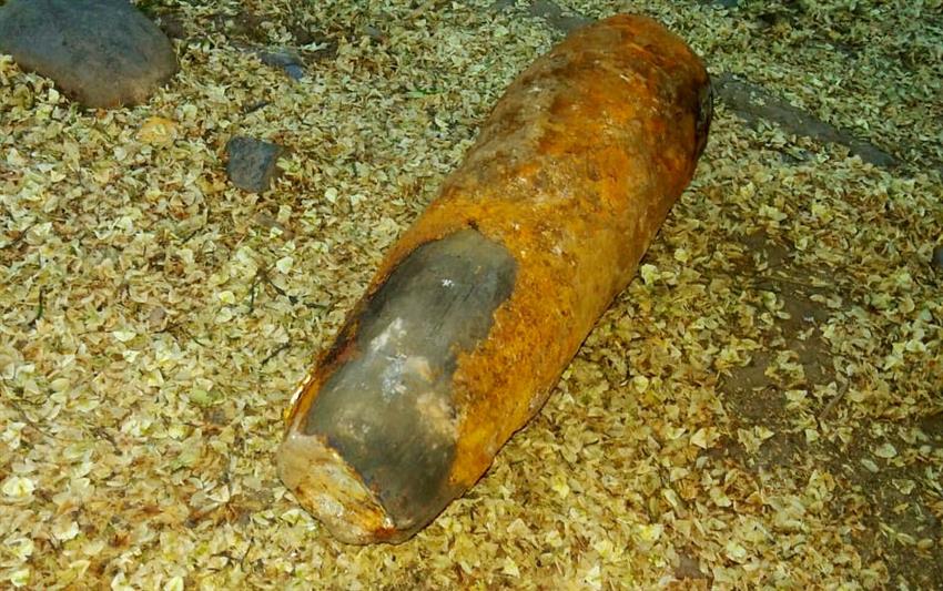 Взрывотехники краснодарского ОМОН уничтожили снаряд времен Великой Отечественной войны