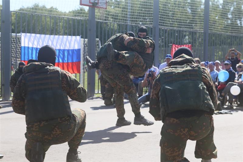 Военнослужащие Центрального округа Росгвардии приняли участие в спортивном форуме «Москва в моём сердце»