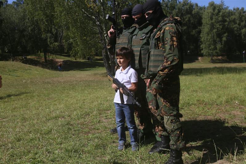 Военнослужащие Центрального округа Росгвардии приняли участие в спортивном форуме «Москва в моём сердце»