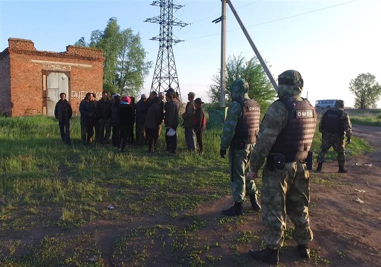 В Самарской области при участии ОМОН выявлены мигранты-нелегалы