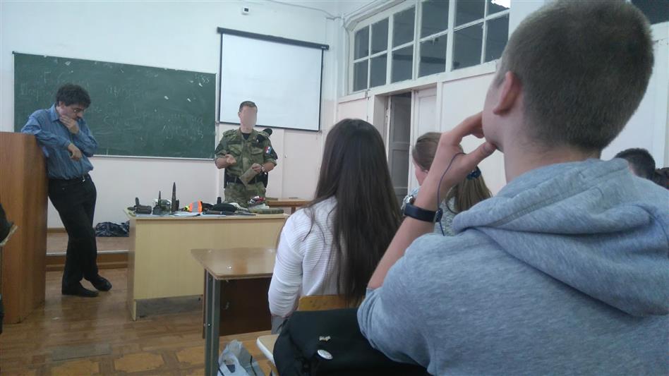 В Самаре сотрудник Росгвардии рассказал будущим педагогам о легендарном генерале Романове