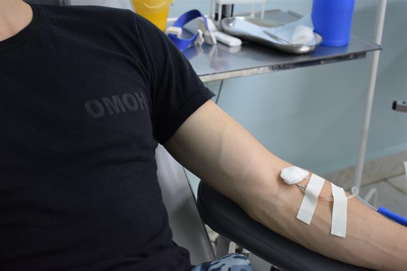 Башкирские росгвардейцы сдали кровь для нужд медицинских учреждений