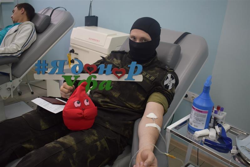 Башкирские росгвардейцы сдали кровь для нужд медицинских учреждений