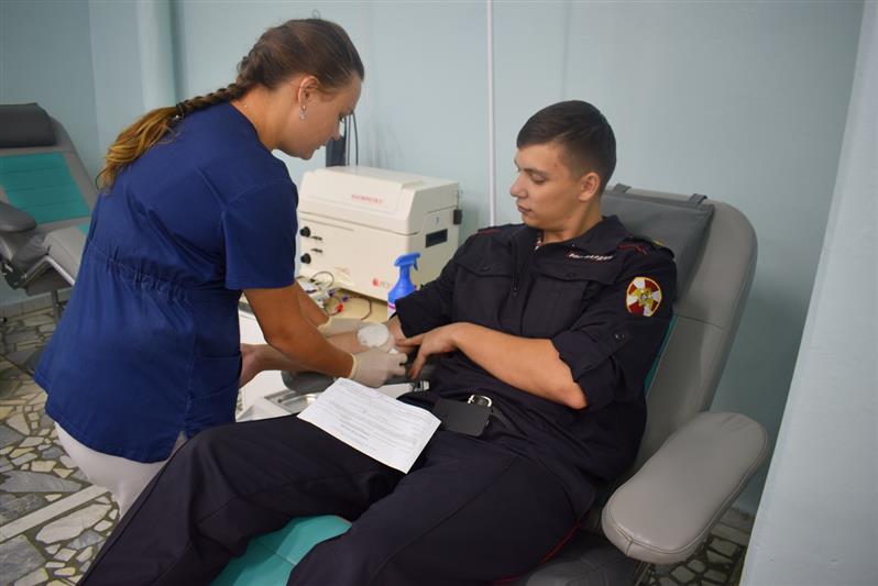 Башкирские росгвардейцы сдали кровь для нужд медицинских учреждений