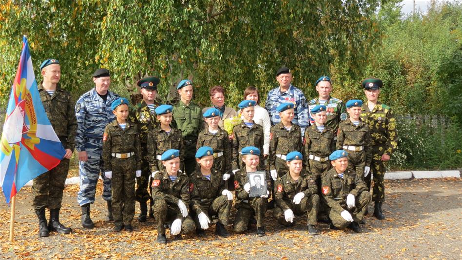 Кадетскому классу в Удмуртии присвоено имя погибшего бойца ОМОН