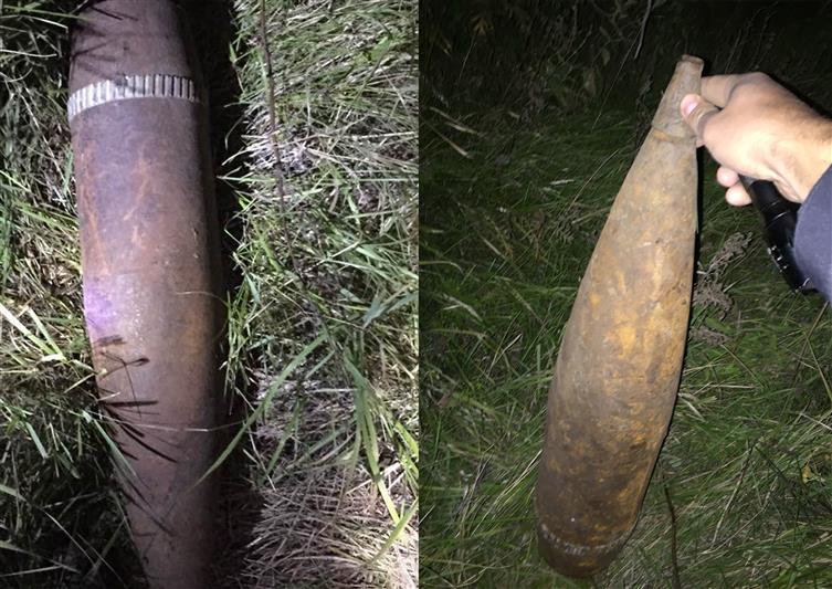 В Саратовской области взрывотехники ОМОН обследовали и уничтожили неразорвавшийся снаряд времен Великой Отечественной войны