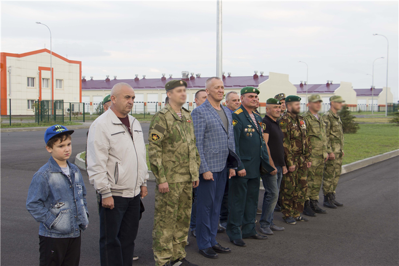 В отряде специального назначения «Авангард» прошла последняя вечерняя поверка