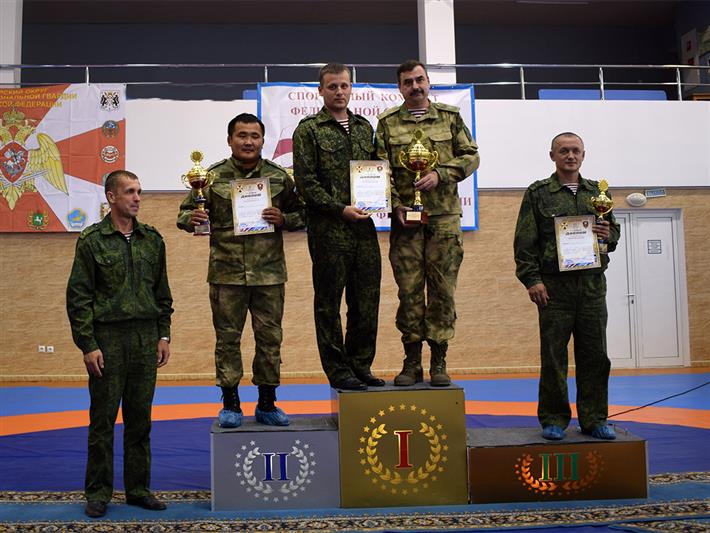 Определились победители и призеры чемпионата Сибирского округа Росгвардии по самбо