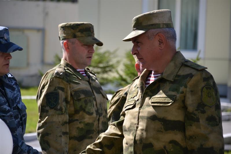 Рабочая поездка  в Хабаровск заместителя директора Росгвардии генерал-полковника Олега Борукаева 