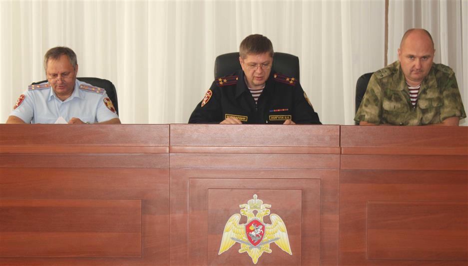 В Управлении Росгвардии по Ростовской области прошло заседание координационного совета с руководителями частных охранных предприятий