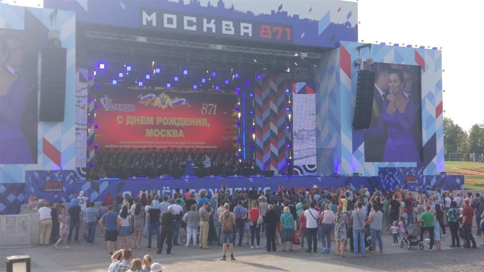Росгвардия поздравила столицу с Днём рождения
