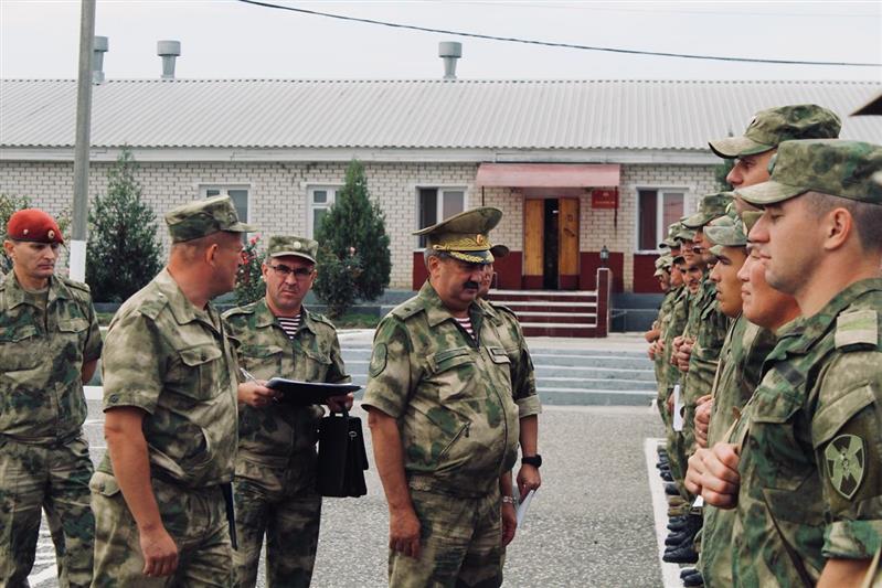 Начальник управления боевой подготовки Росгвардии проинспектировал воинскую часть в Чеченской Республике