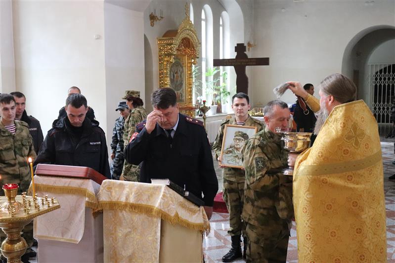 В Йошкар-Оле прошёл молебен о здравии Героя Российской Федерации Анатолия Романова