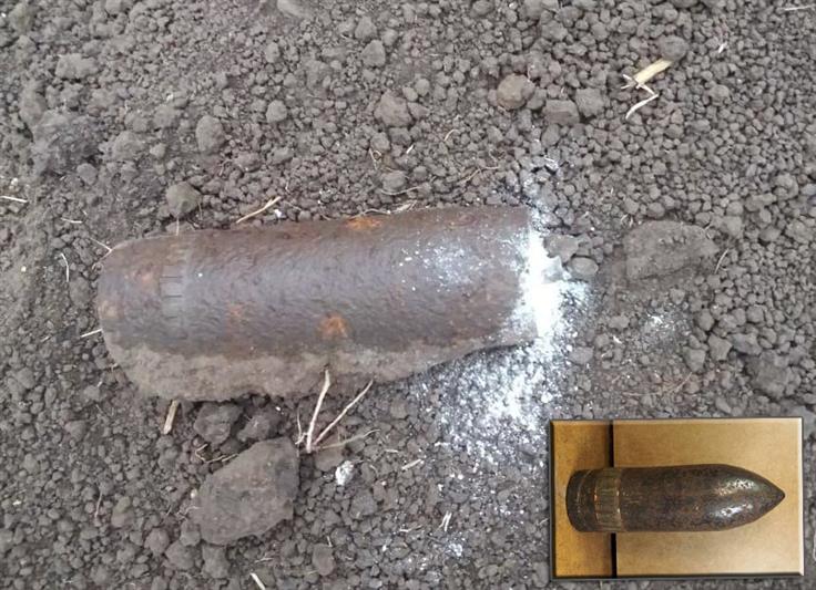 В Ростове-на-Дону взрывотехники ОМОН обследовали снаряд Великой Отечественной войны
