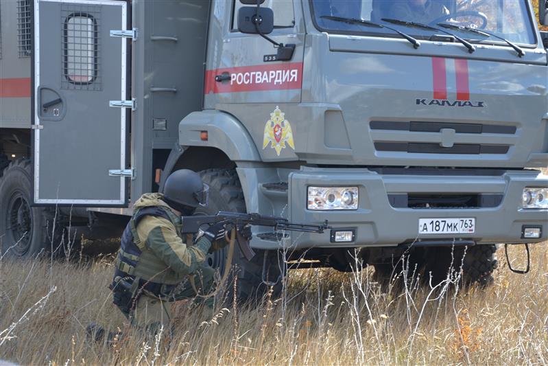 Самарский ОМОН совершил полевой выход 