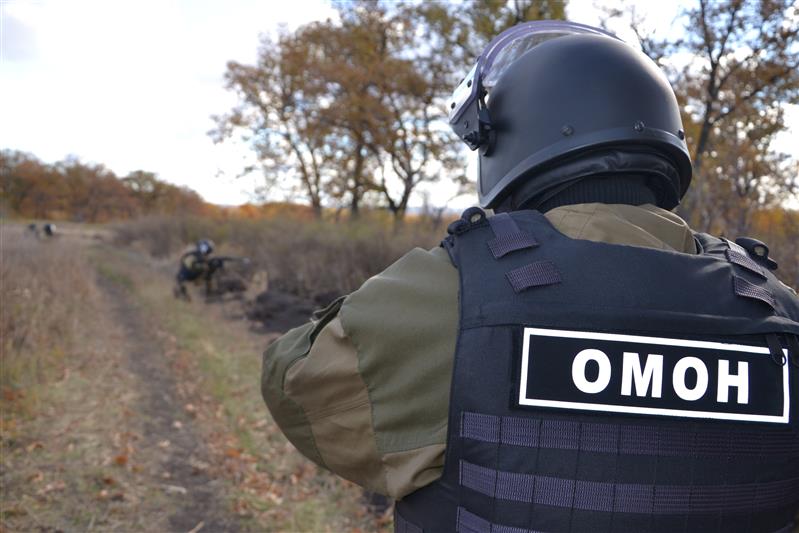 Самарский ОМОН совершил полевой выход 
