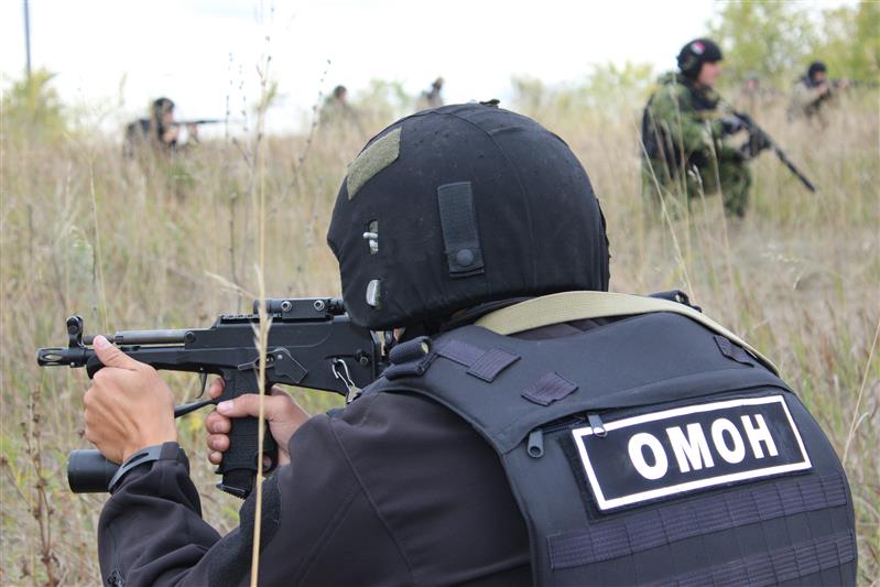 Самарский ОМОН завершил полевой выход (видео)