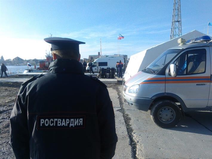 Росгвардейцы приняли участие в межведомственной тренировке по ликвидации ЧС в Калининграде