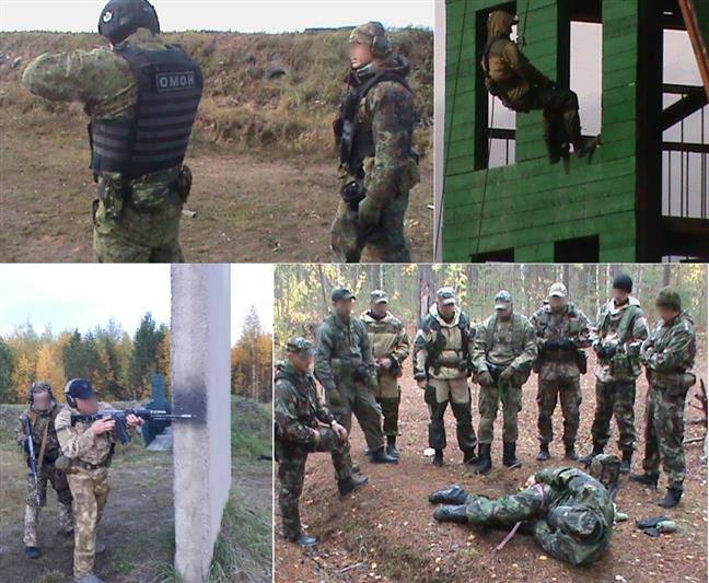 Архангельский ОМОН вернулся с полевого выхода