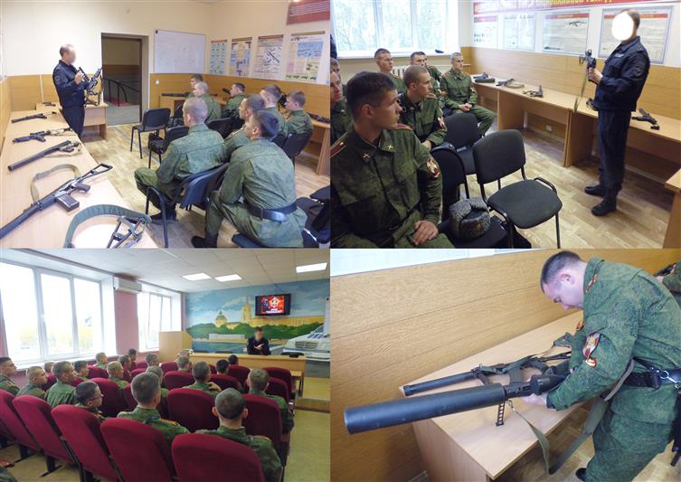 Сотрудники ОМОН провели занятие с курсантами Пермского военного института Росгвардии 