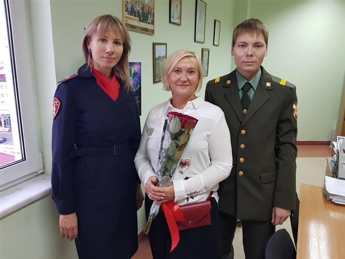 Росгвардейцы поздравили кафедру журналистики Югорского государственного университета  с 16-летием 