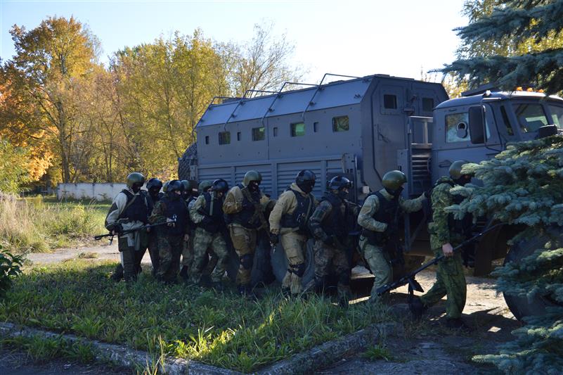 Завершился полевой выход брянского СОБР 