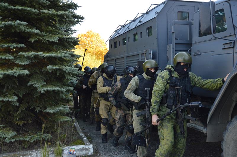 Завершился полевой выход брянского СОБР 