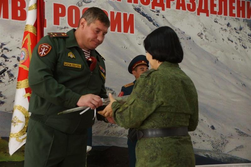 Отдельный батальон Росгвардии в Ханкале отметил годовщину образования