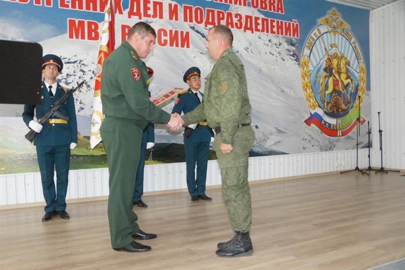 Отдельный батальон Росгвардии в Ханкале отметил годовщину образования
