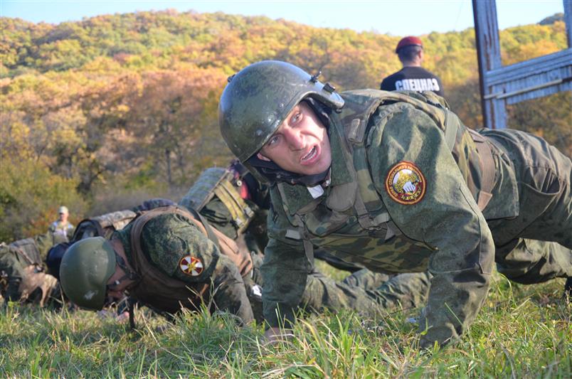 На Кубани состоялись квалификационные испытания на право ношения крапового берета (фото)